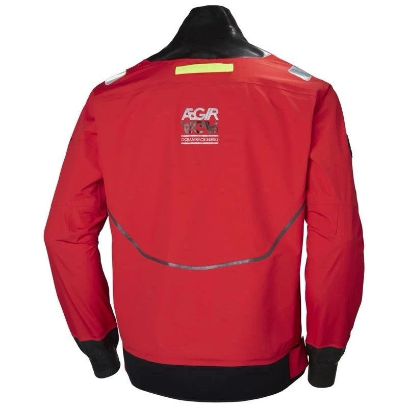 HELLY HANSEN Mens Aegir Race Smock Light Jacket (Alert Red)