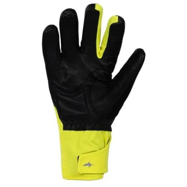 SealSkinz Waterproof Extreme Cold Weather Winter Skiing Hiking Gloves (Neon/BLK)