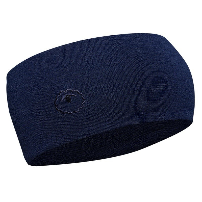 ISOBAA 200 Merino Blend  Winter Hiking Walking Sports Headband (Navy)