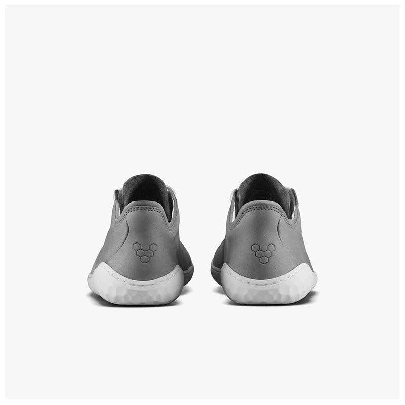 VIVOBAREFOOT Mens Geo Court Nubuck Casual Shoes (Grey)
