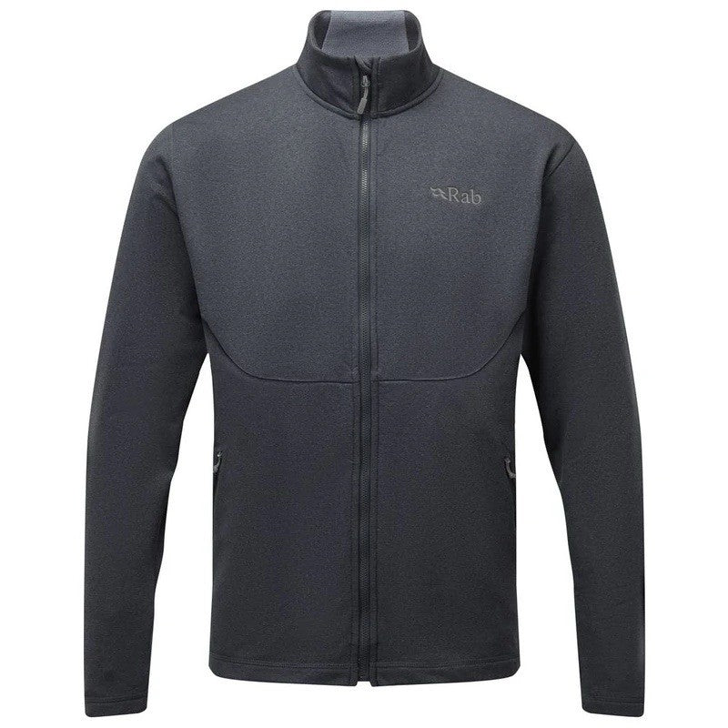 RAB Mens Geon Fleece Jacket (Black/Steel) Outdoors Hiking