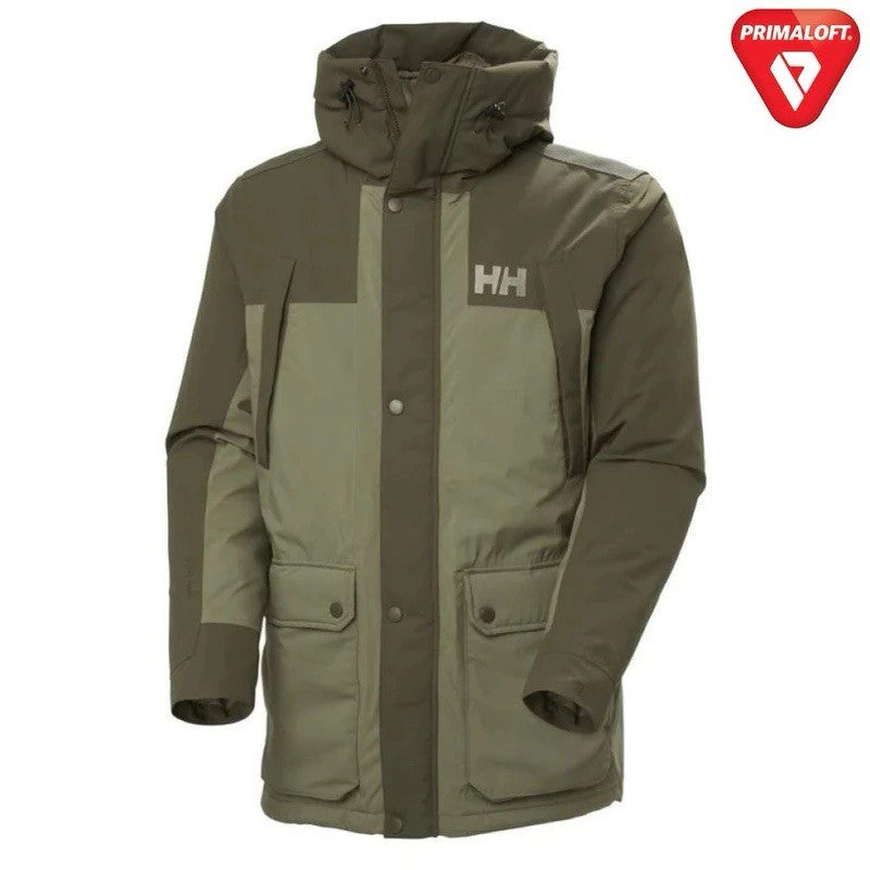 HELLY HANSEN Mens Winter  Insulated Parka Jacket (Utility)