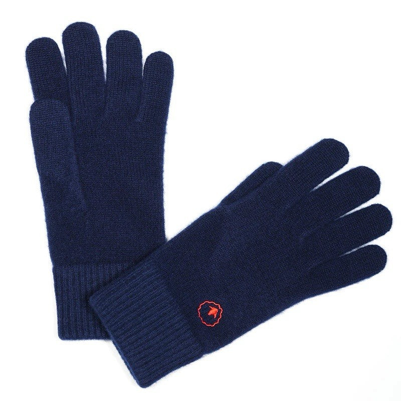 ISOBAA 6gg Merino Knitted Gloves (Navy)