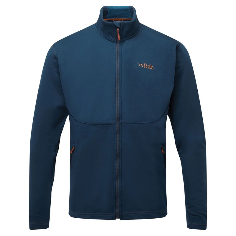 RAB Mens Geon Fleece Jacket (Deep Ink/Ink) Outdoors Hiking