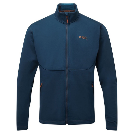 RAB Mens Geon Fleece Jacket (Deep Ink/Ink) Outdoors Hiking