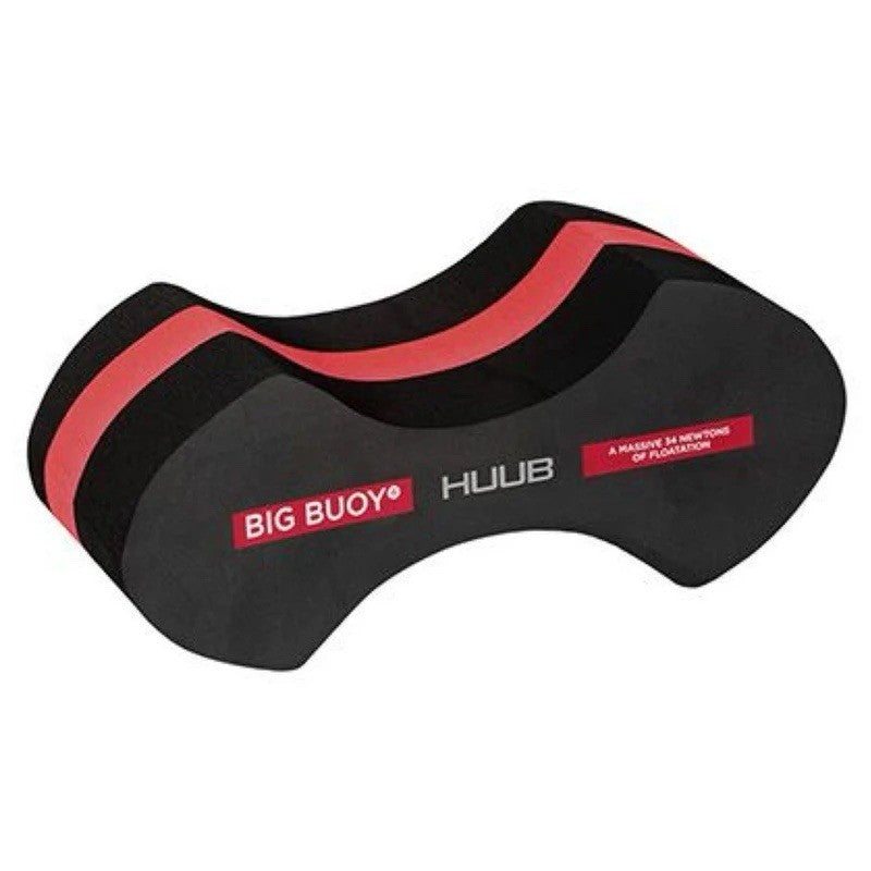 HUUB Big Buoy 4 Pull Swimming Buoy (Black/Red) 34 Newtons of buoyancy
