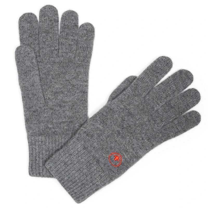 ISOBAA 6gg Merino Knitted Gloves (Charcoal Melange)