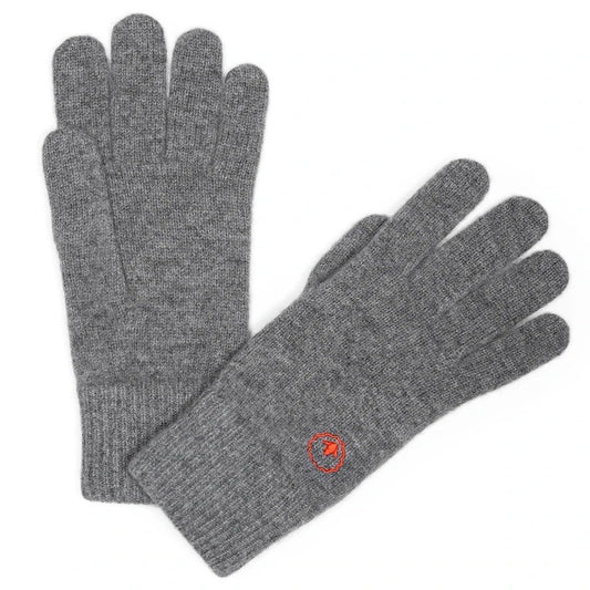 ISOBAA 6gg Merino Knitted Gloves (Charcoal Melange)