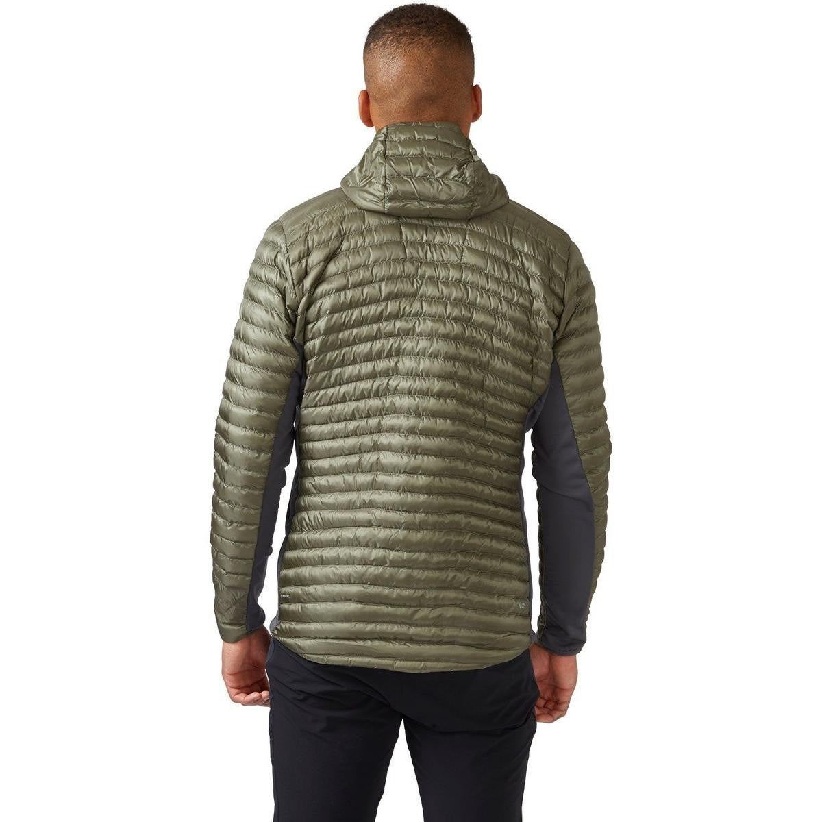 RAB Mens Cirrus Flex  Walking Hiking Insulated Jacket (Light Khaki/Army)