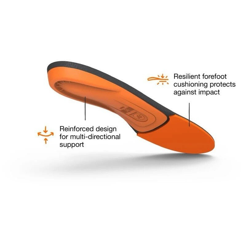 SUPERFEET All-Purpose High Impact Support Insoles (Orange)