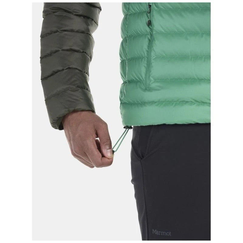 MARMOT Mens Highlander Hooded Walking Hiking Jacket (Rosin Green/Clover)