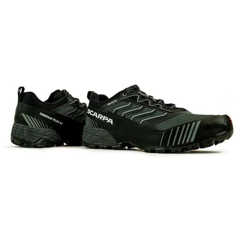 SCARPA Mens Ribelle Run XT GTX Trail Running Shoes (Black/Grey) UK 7