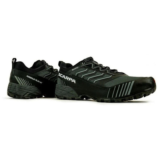 SCARPA Mens Ribelle Run XT GTX Trail Running Shoes (Black/Grey) UK 7