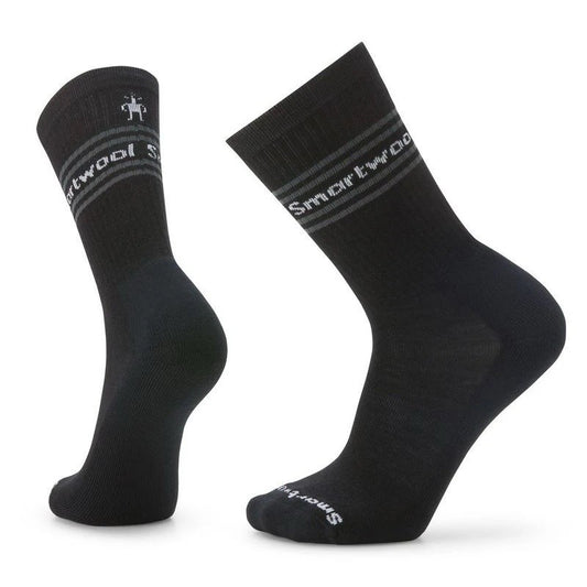 SMARTWOOL EveryDay Logo Crew Socks (Black)
