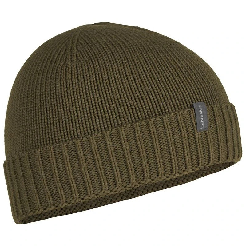 Icebreaker Vela Cuff Beanie Winter Climbing Hiking Walking (Loden)