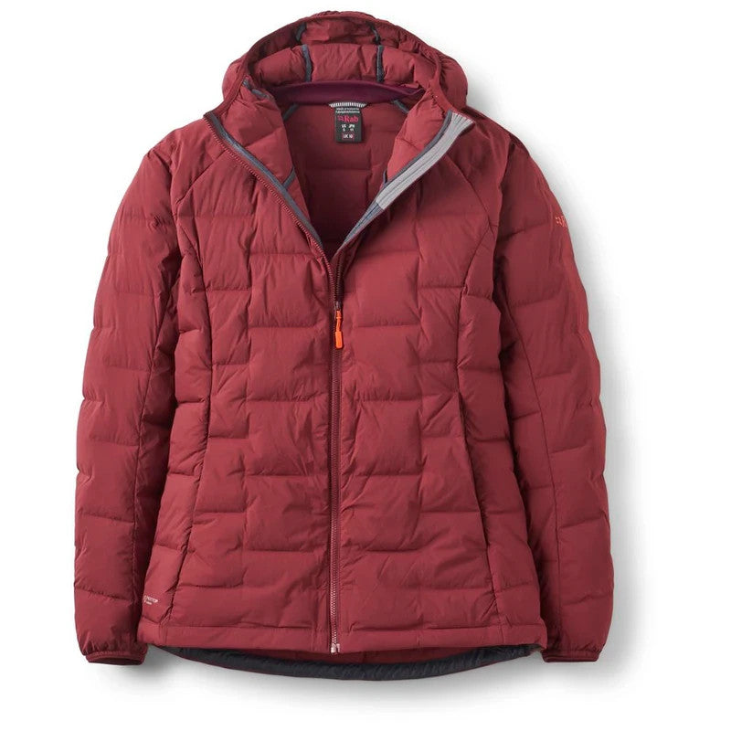 Rab Womens Cubit Stretch Down Jacket  Winter Hiking Walking Outdoors (Heather)
