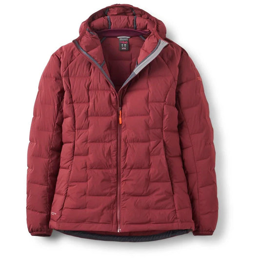 Rab Womens Cubit Stretch Down Jacket  Winter Hiking Walking Outdoors (Heather)