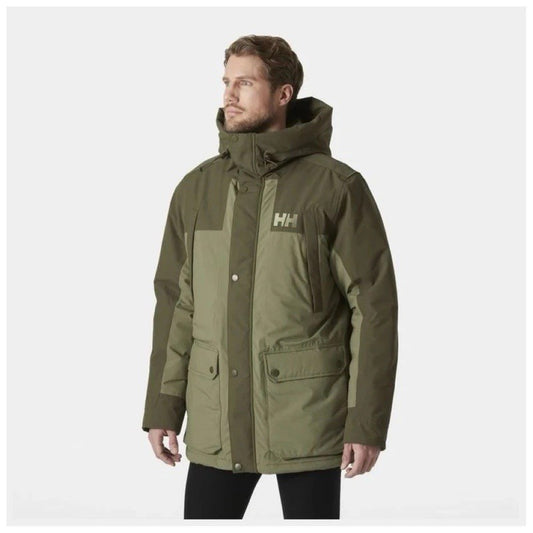 HELLY HANSEN Mens Winter  Insulated Parka Jacket (Utility)