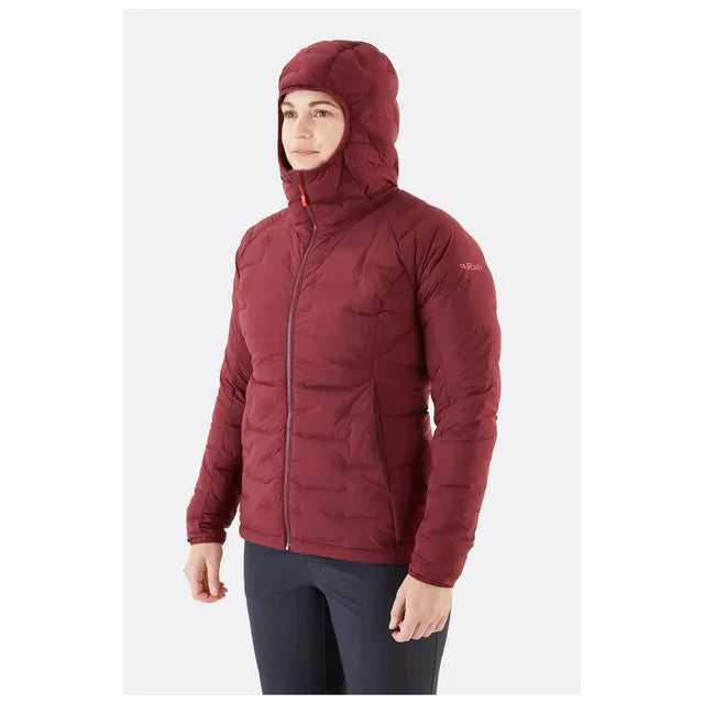 Rab Womens Cubit Stretch Down Jacket  Winter Hiking Walking Outdoors (Heather)