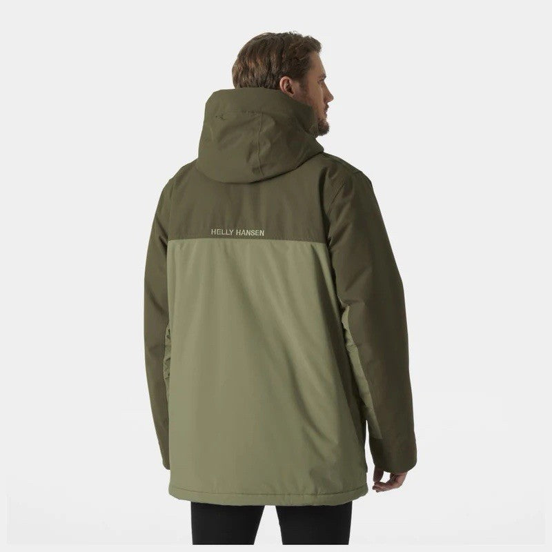 HELLY HANSEN Mens Winter  Insulated Parka Jacket (Utility)