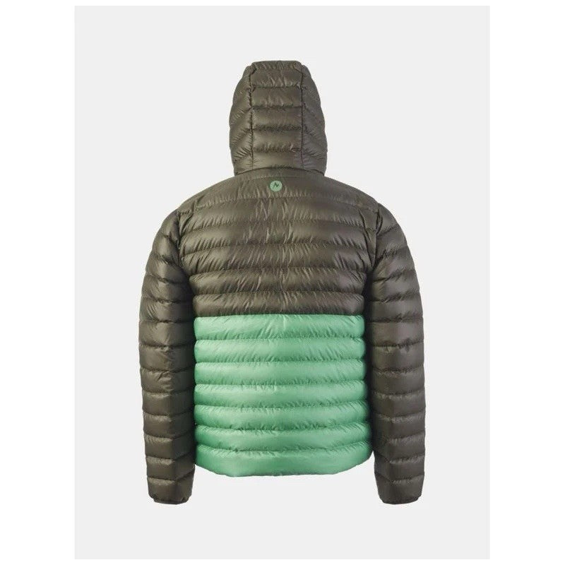 MARMOT Mens Highlander Hooded Walking Hiking Jacket (Rosin Green/Clover)