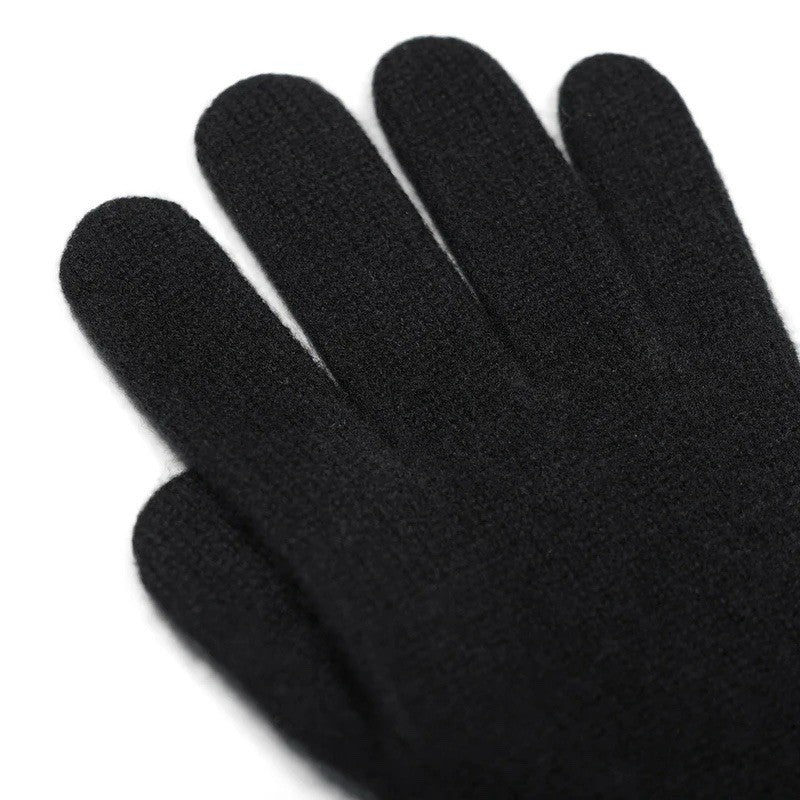 ISOBAA 6gg Merino Knitted Gloves (Black