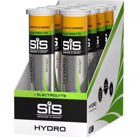 SCIENCE IN SPORTHydro Tabs (Pineapple Mango - 8 Tubes of 20 x 4.3g Tablets