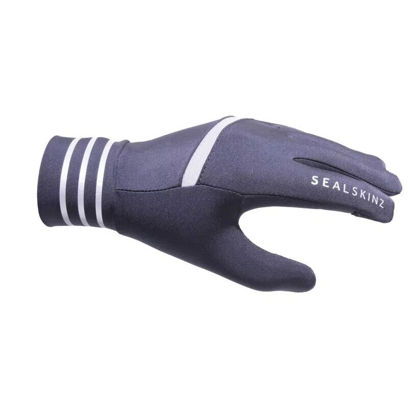 SealSkinz Solo Reflective Gloves  (Black/Grey) XL