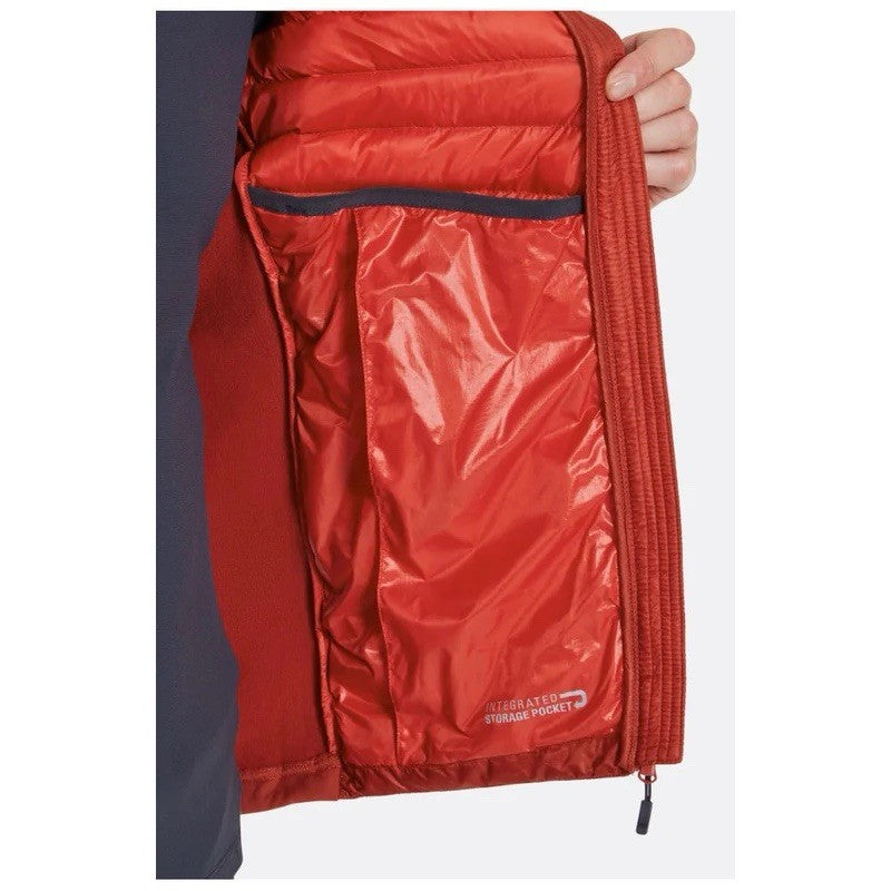 RAB Mens Cirrus Flex Insulated Jacket Hiking Walking climbing(Tuscan Red)