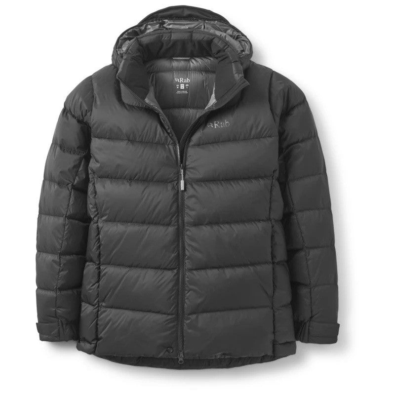 RAB Mens Ascent Down Jacket Walking Hiking Winter Outdoors  (Black)