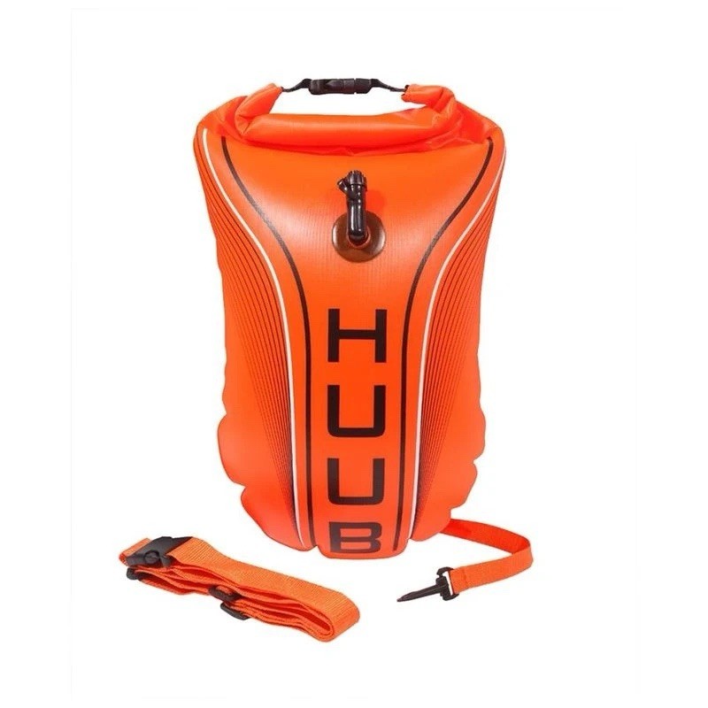 Huub Air Dry Bag Device Buoy Tow Float Swimming Inflatable Open Water Swim Buoy