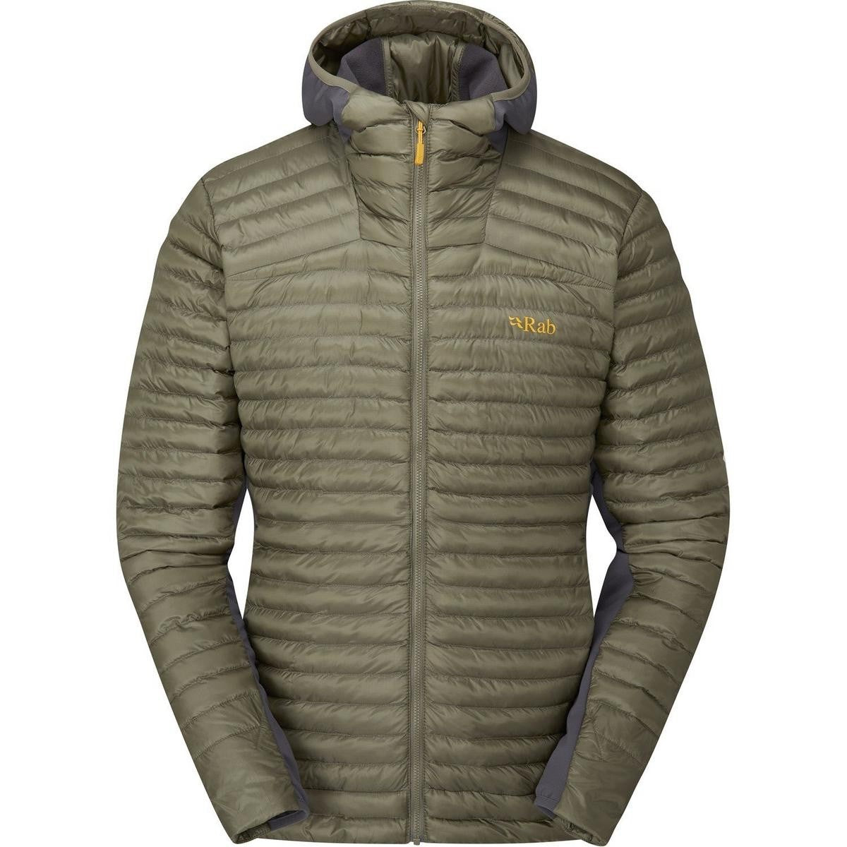 RAB Mens Cirrus Flex  Walking Hiking Insulated Jacket (Light Khaki/Army)
