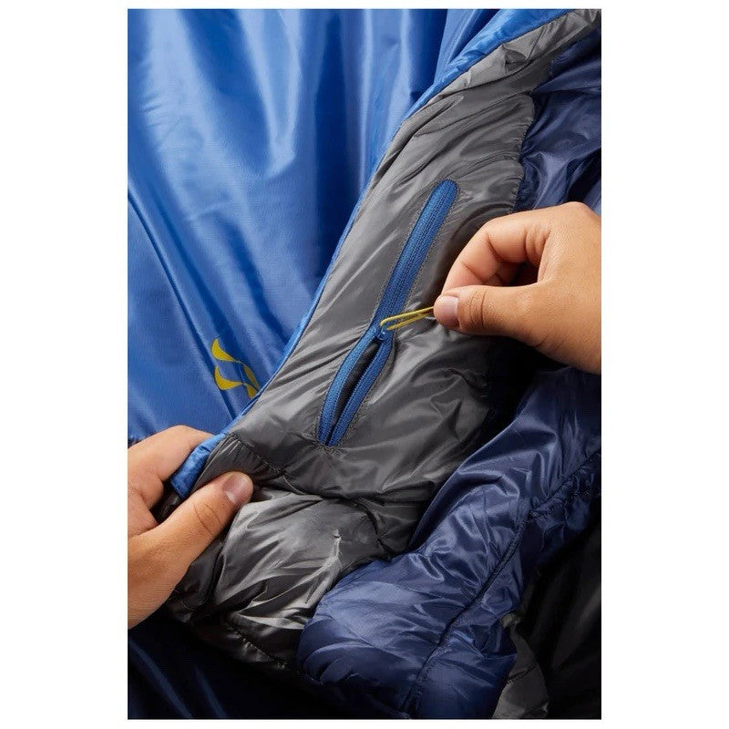 Rab Solar Eco 2 Synthetic Sleeping Bag Camping Hiking Mountaineering (-2C)