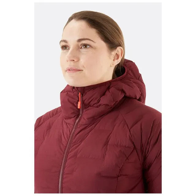 Rab Womens Cubit Stretch Down Jacket  Winter Hiking Walking Outdoors (Heather)