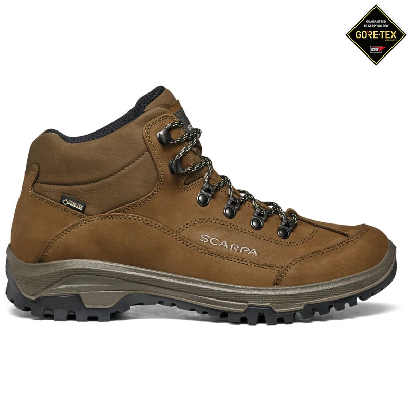 SCARPA Mens Cyrus GTX Mid Hiking Walking Boots (Brown)