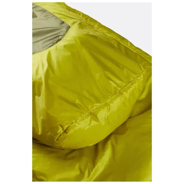 Rab Solar Eco 0 Reg Sleeping Bag Camping Hiking Mountaineering (Green)