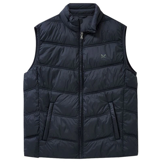 CREW CLOTHING CO. Mens Lightweight Gilet (Black)